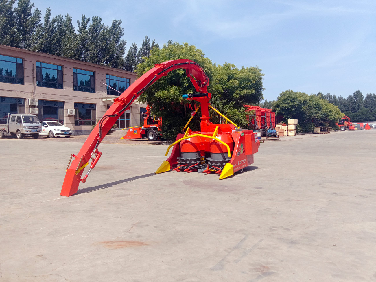 1.270m Tractor Mounted Maize Harvester